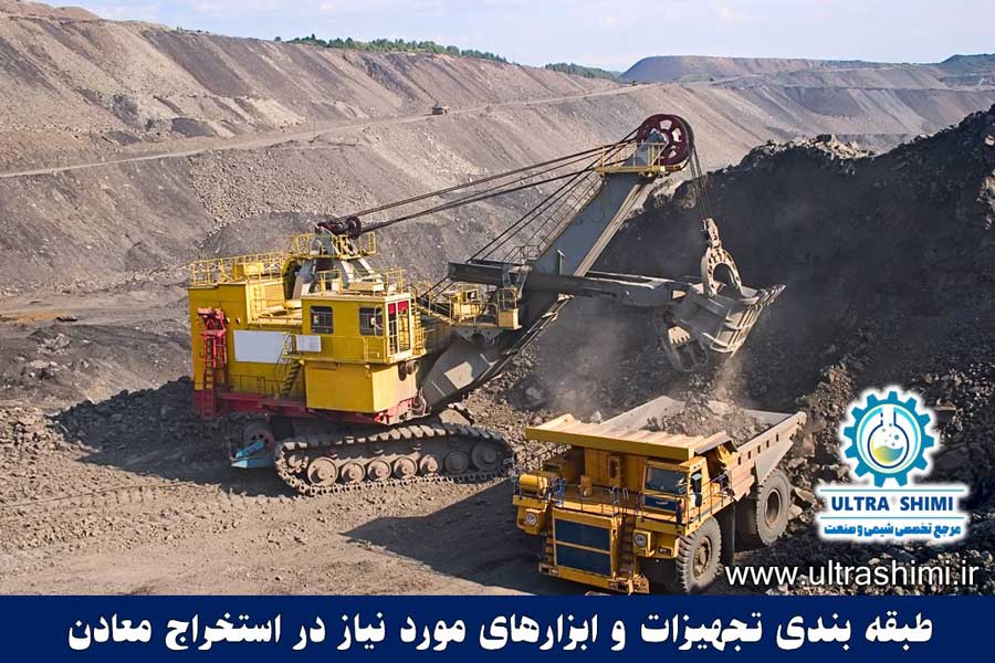 ماشین آلات معدن و تجهیزات و ابزارها