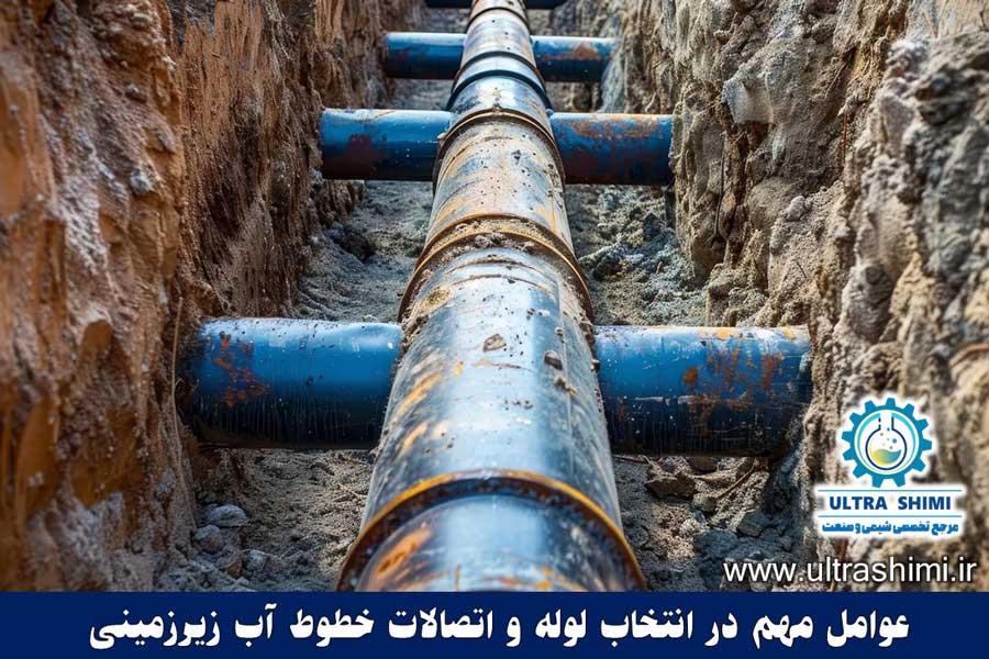 عوامل مهم در انتخاب لوله و اتصالات خطوط آب